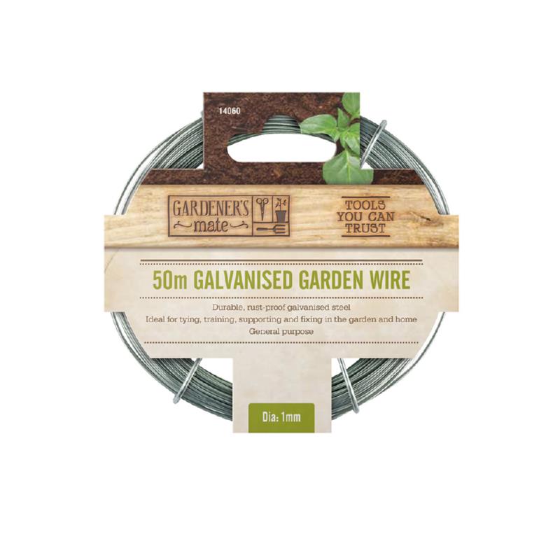 Spandraad 1mm 50 meter, gegalvaniseerd