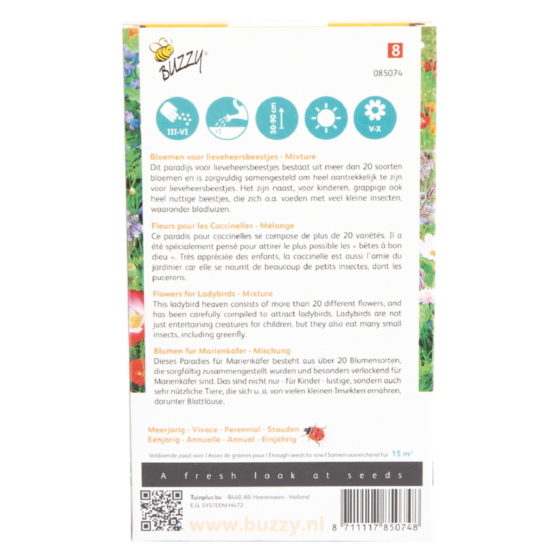 Friendly Flowers Lieveheersbeestjes 15M²