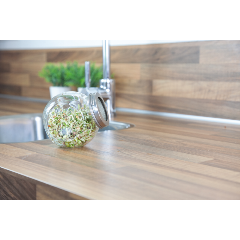 Spruitgroente Salademix met glazen pot