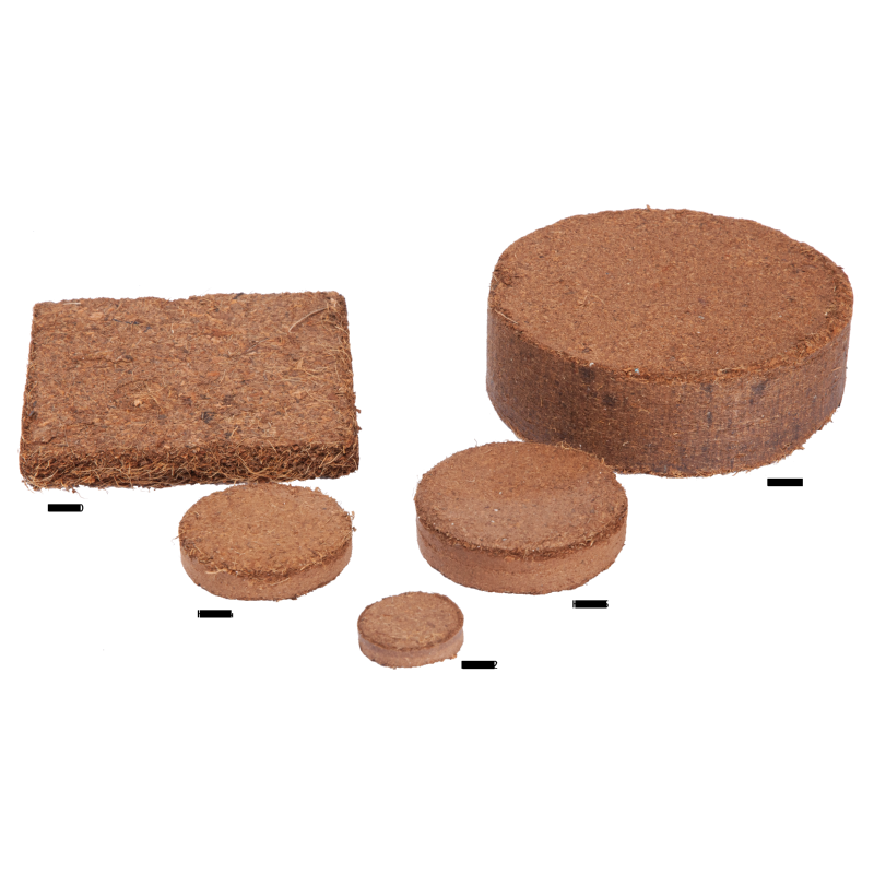 Cocopress aardetablet 10x10cm 1 liter, per stuk