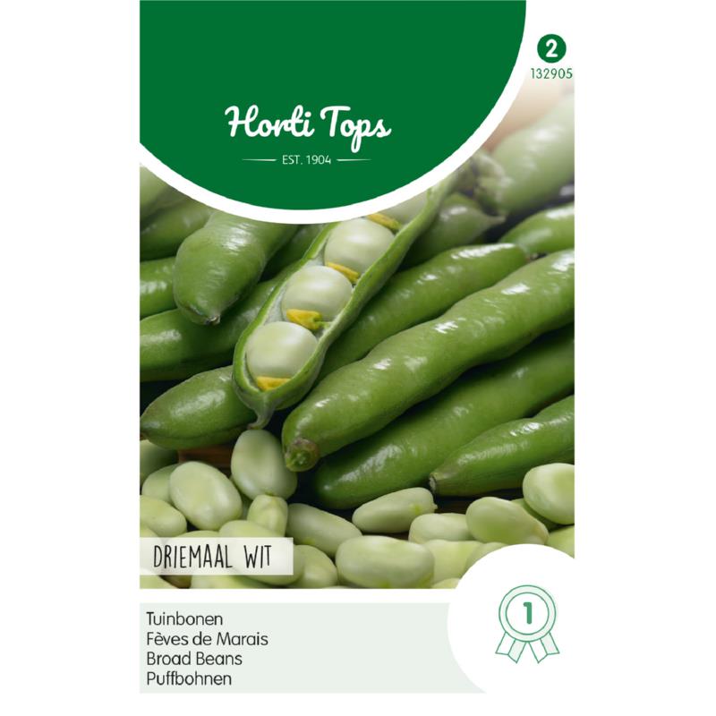 Tuinbonen Driemaal Wit, 20 gram