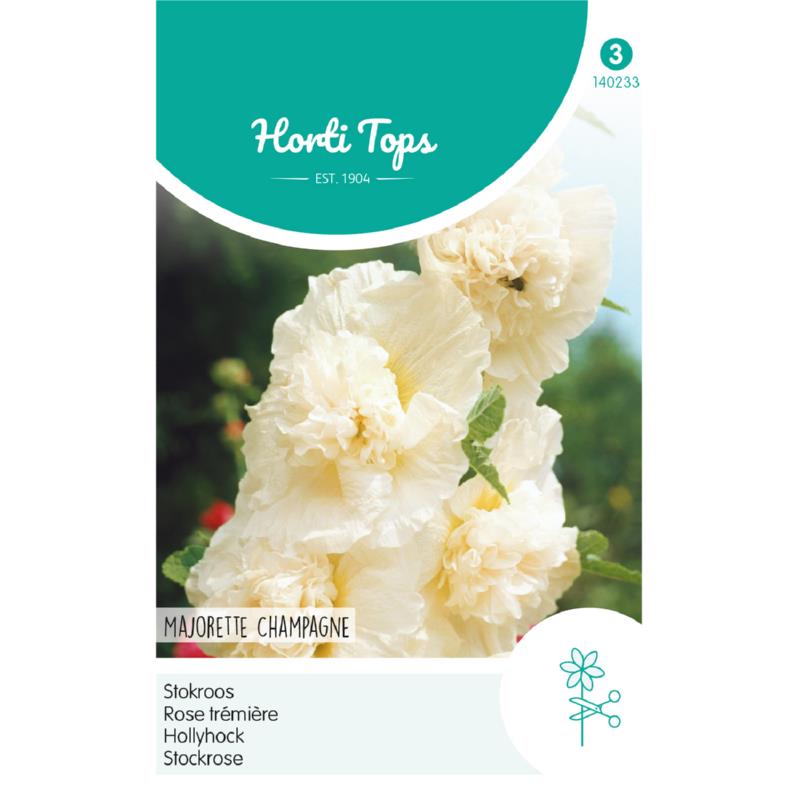 Althaea (Alcea) Stokroos Majorette Champagne