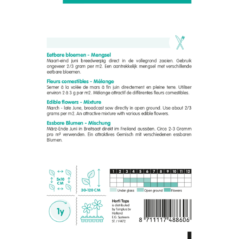 Eetbare bloemen mengsel