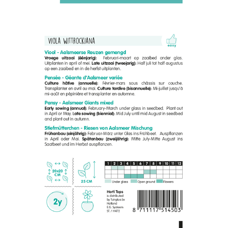 Viola, Viool Aalsmeerse Reuzen