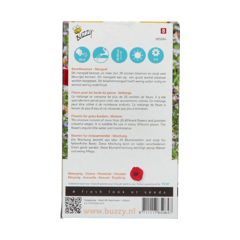 Friendly Flowers Bermenmengsel 15M²