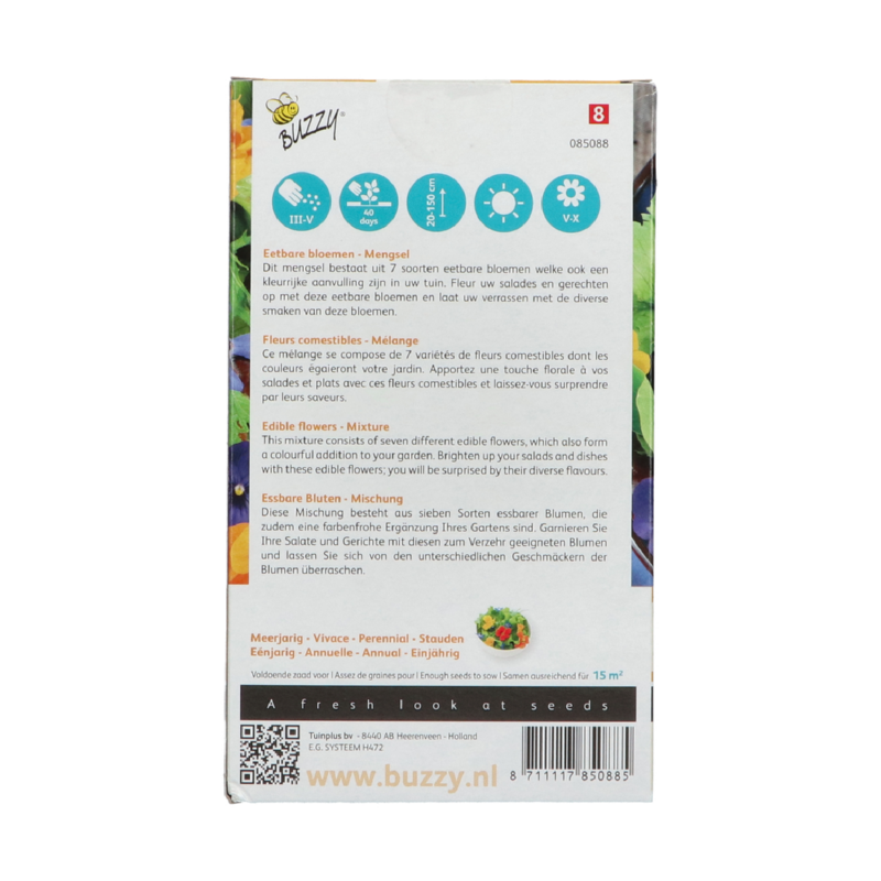 Friendly Flowers Eetbare bloemen 15M²