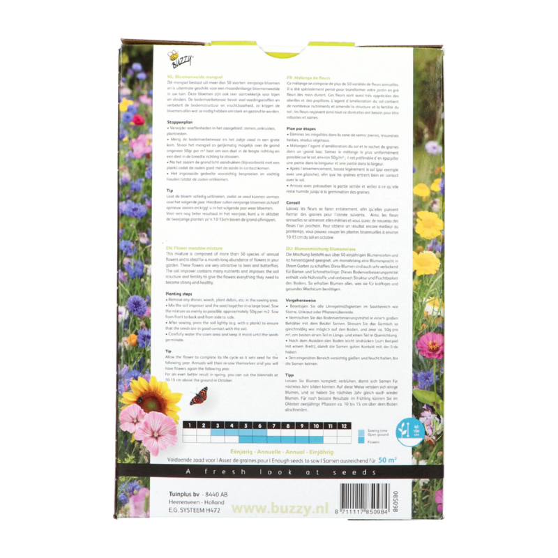 Friendly Flowers XL Bloemenweide 50m²