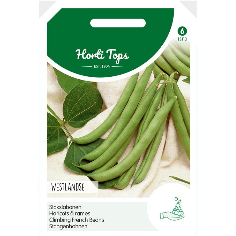 Stokslabonen Westlandse Dubbele, zonder draad, 100g