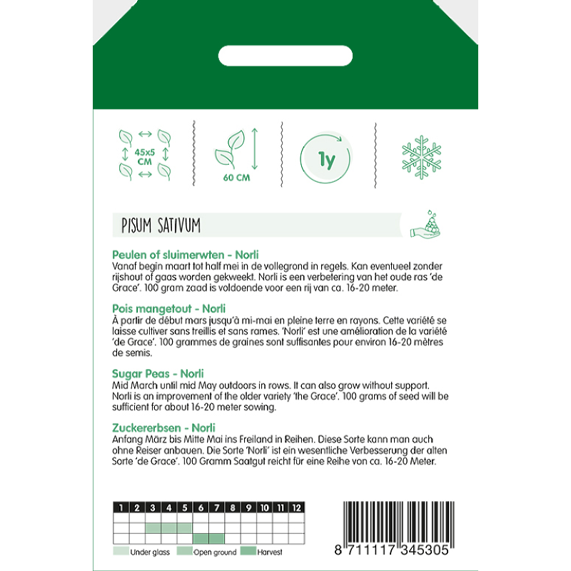 Peulen of sluimererwten Norli, 100g