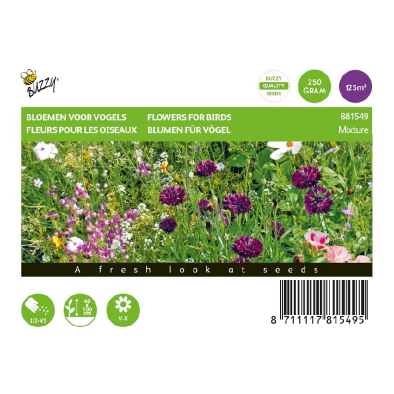 Bloemenmengsel voor vogels 250g