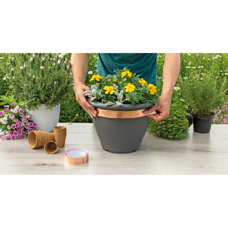 Koperen slakkentape 5 meter