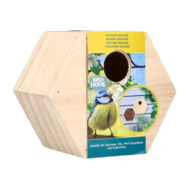 Bird Home Hexagon Mezen Nestkast