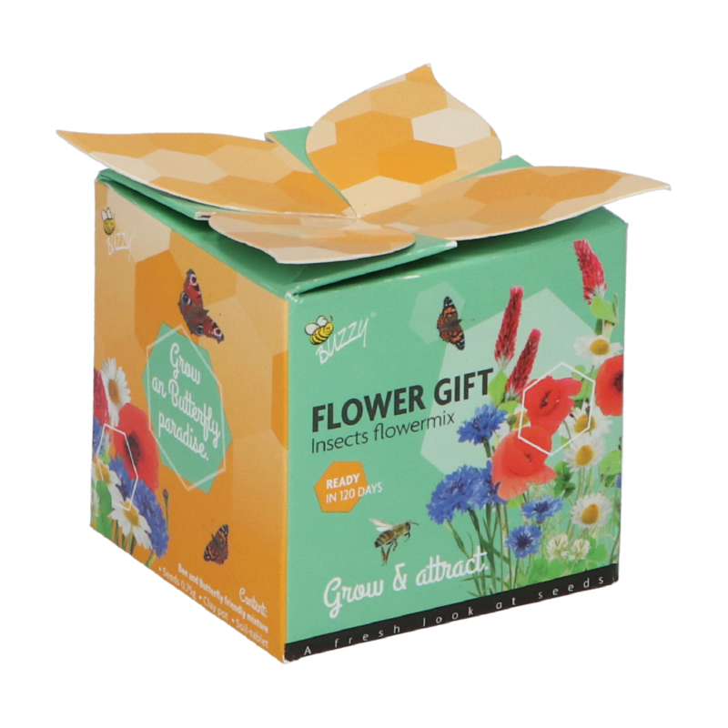 Flower Gift Bijen en Vlinders