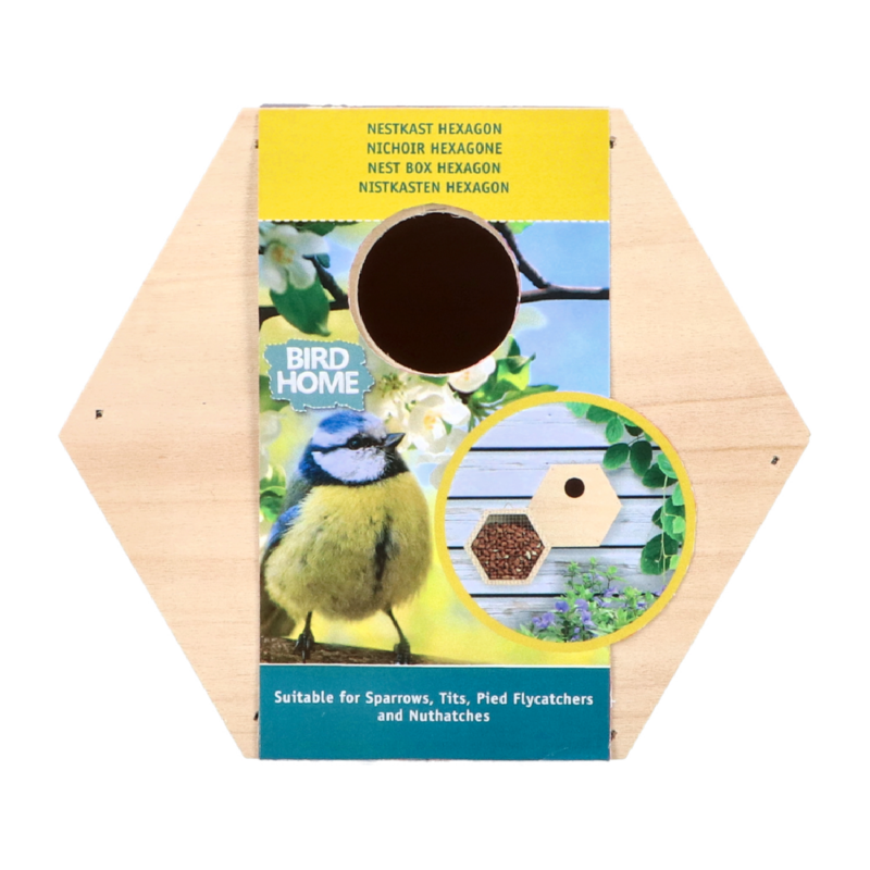 Bird Home Hexagon Mezen Nestkast