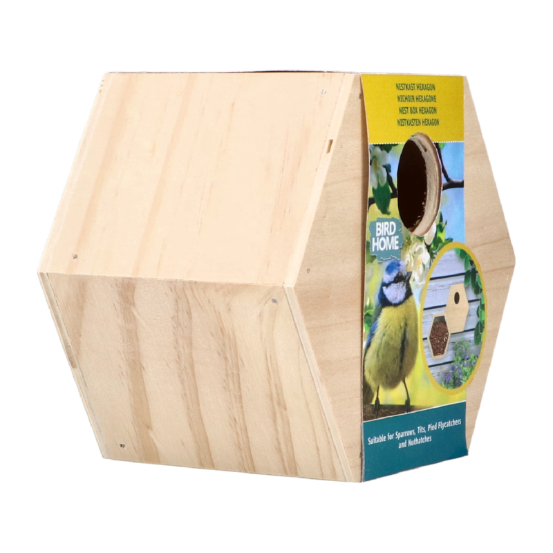 Bird Home Hexagon Mezen Nestkast