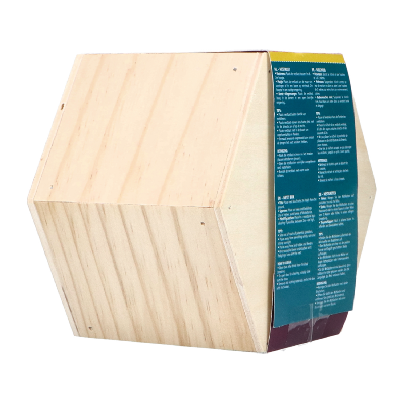 Bird Home Hexagon Mezen Nestkast