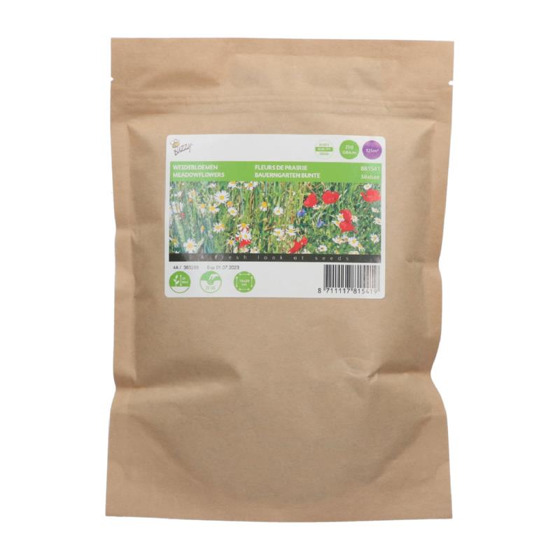Weidebloemen mengsel, 250 gram - 125m²