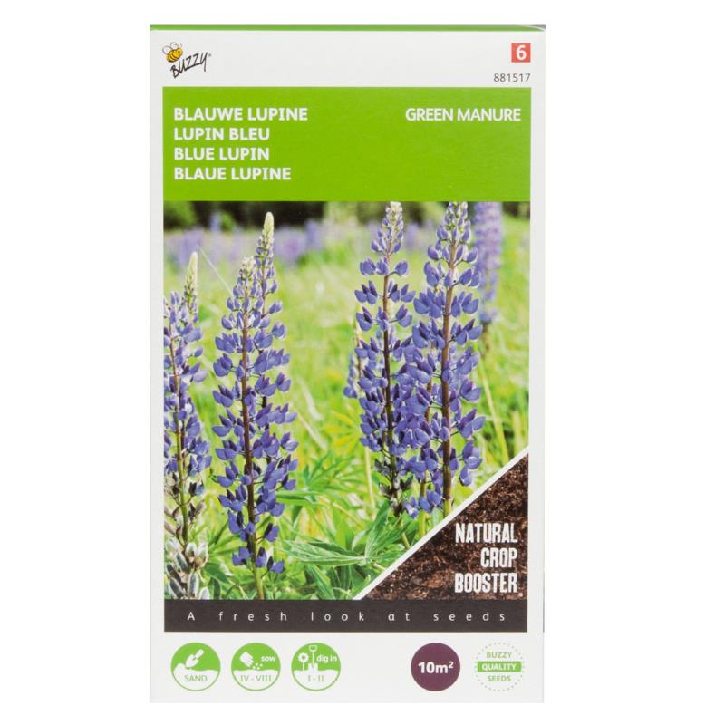 Lupine Bittere Blauwe Groenbemester 10M², 100g