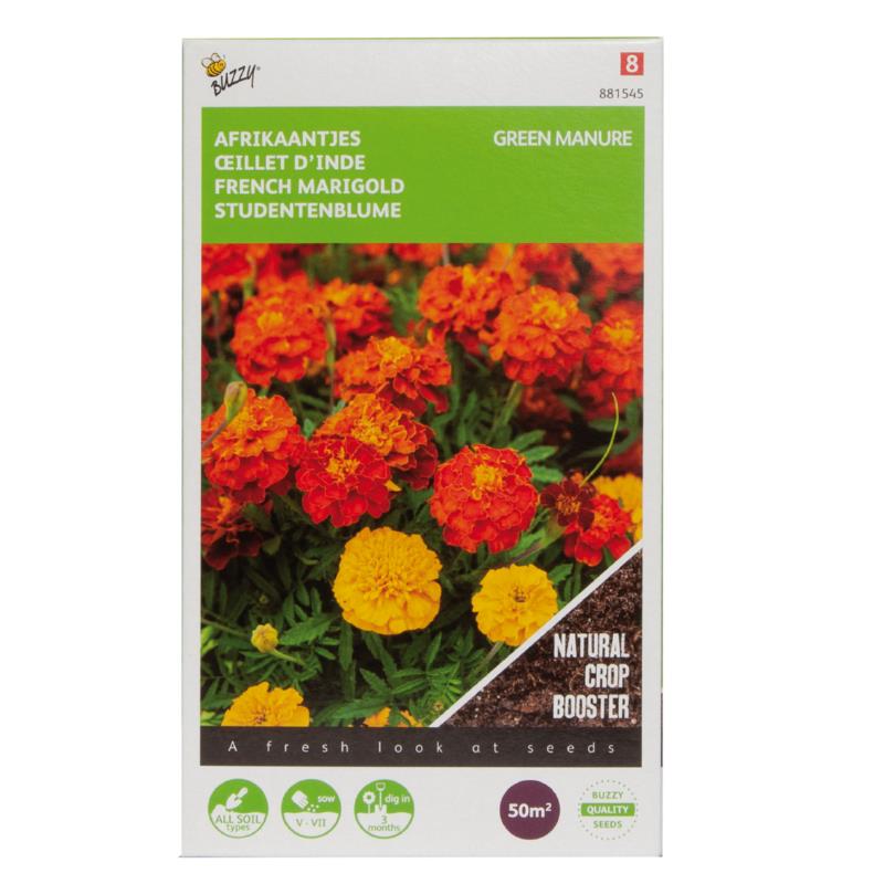 Tagetes Afrikaantjes tegen aaltjes 50M², 50g
