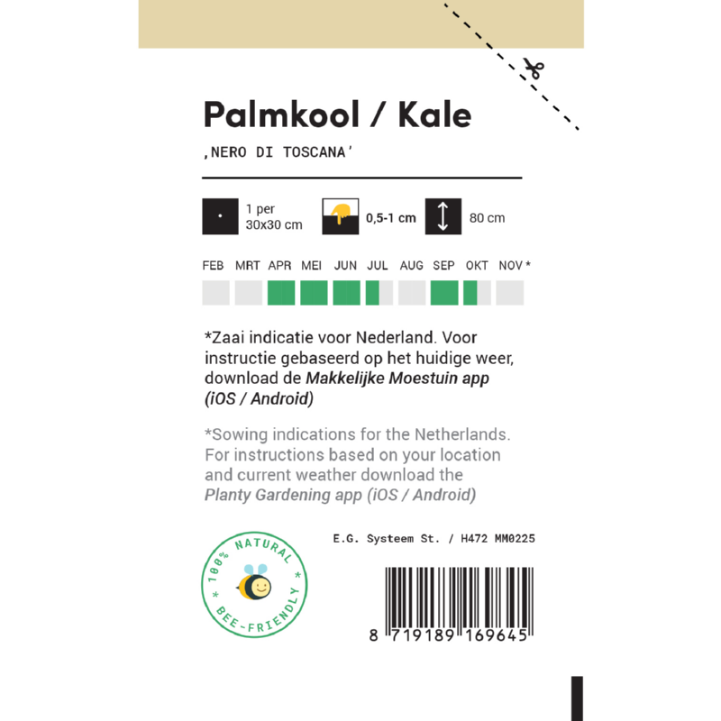 Makkelijke Moestuin Palmkool