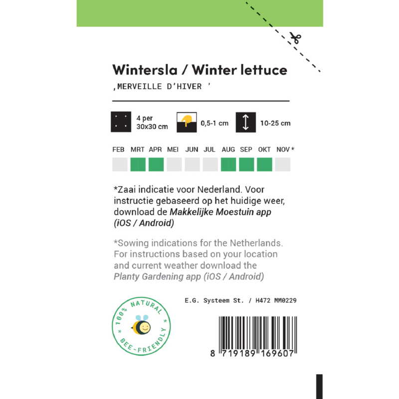 Makkelijke Moestuin Wintersla