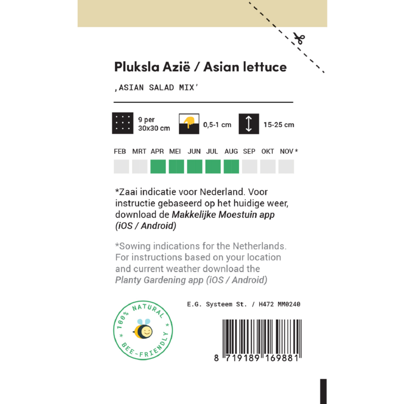 Makkelijke Moestuin Pluksla Azie