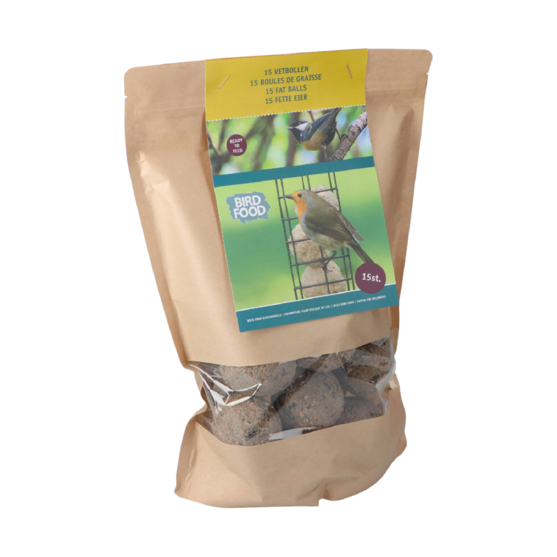 Vetbollen in duurzame verpakking, 15 stuks