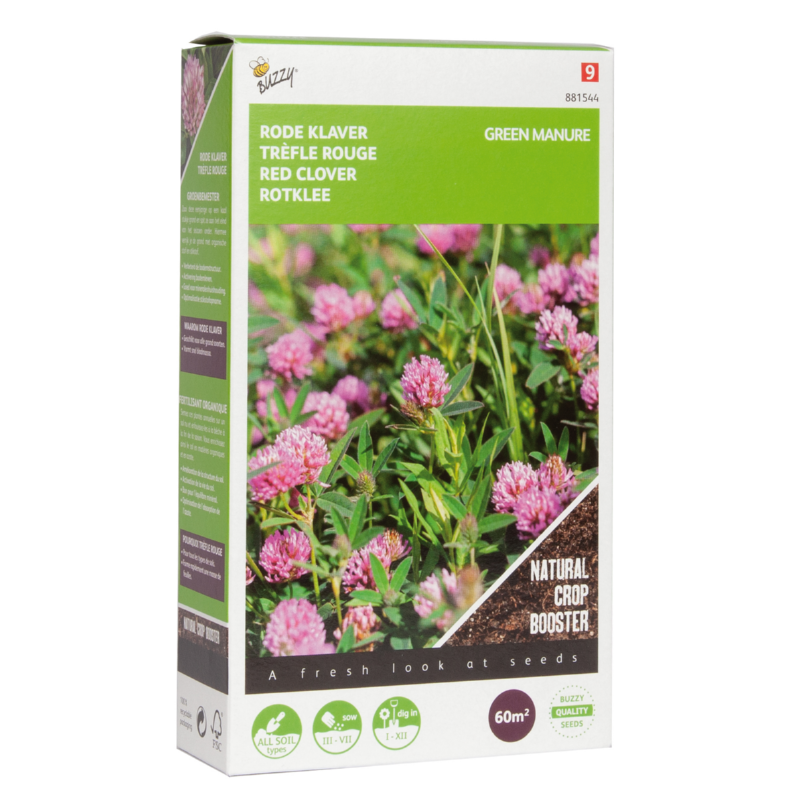 Rode Klaver groenbemester voor 60M², 150g