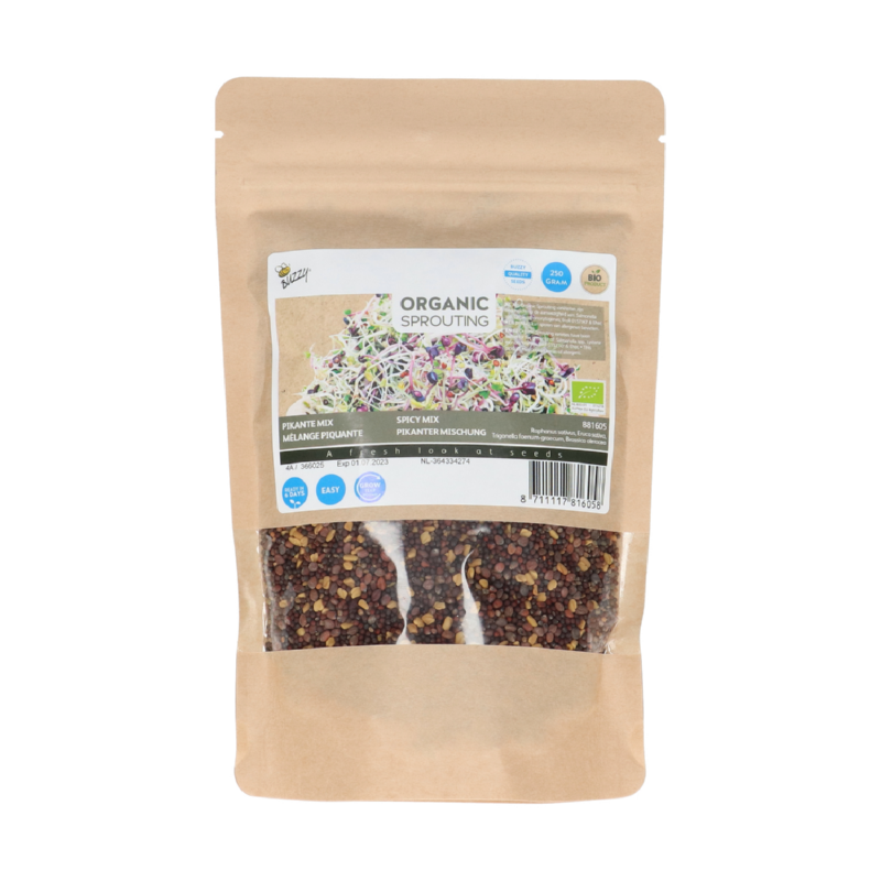 Biologische Sprouting Salademengsel Pikant