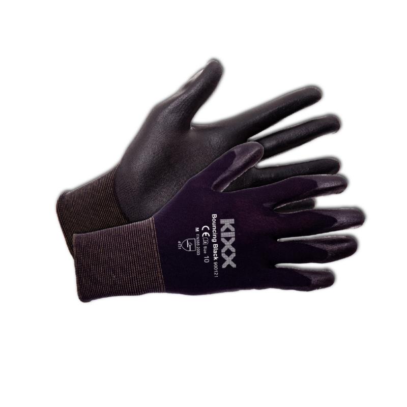 Handschoen Bouncing Black, maat 10