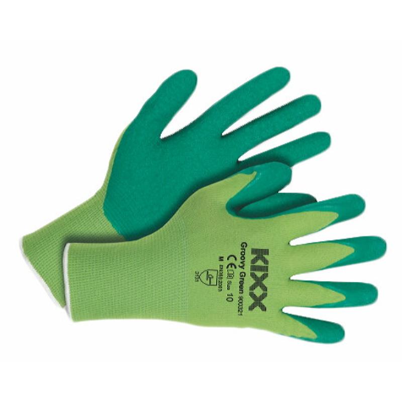 Handschoen Groovy Green, maat 10