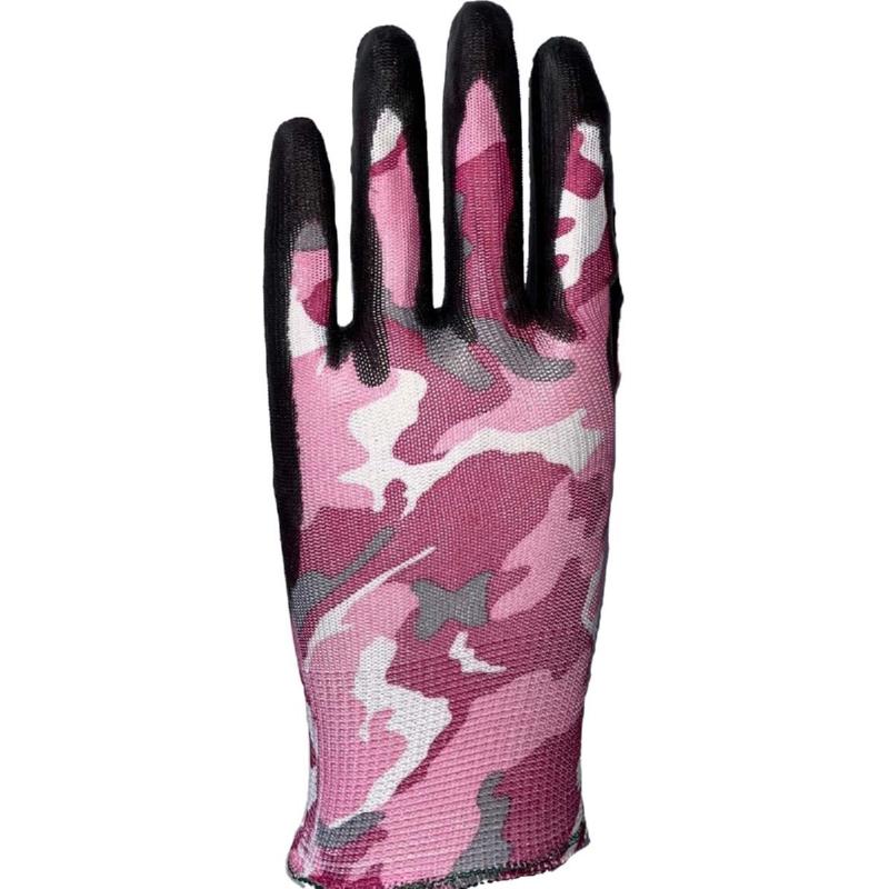 Handschoen Camouflage rose, maat 8