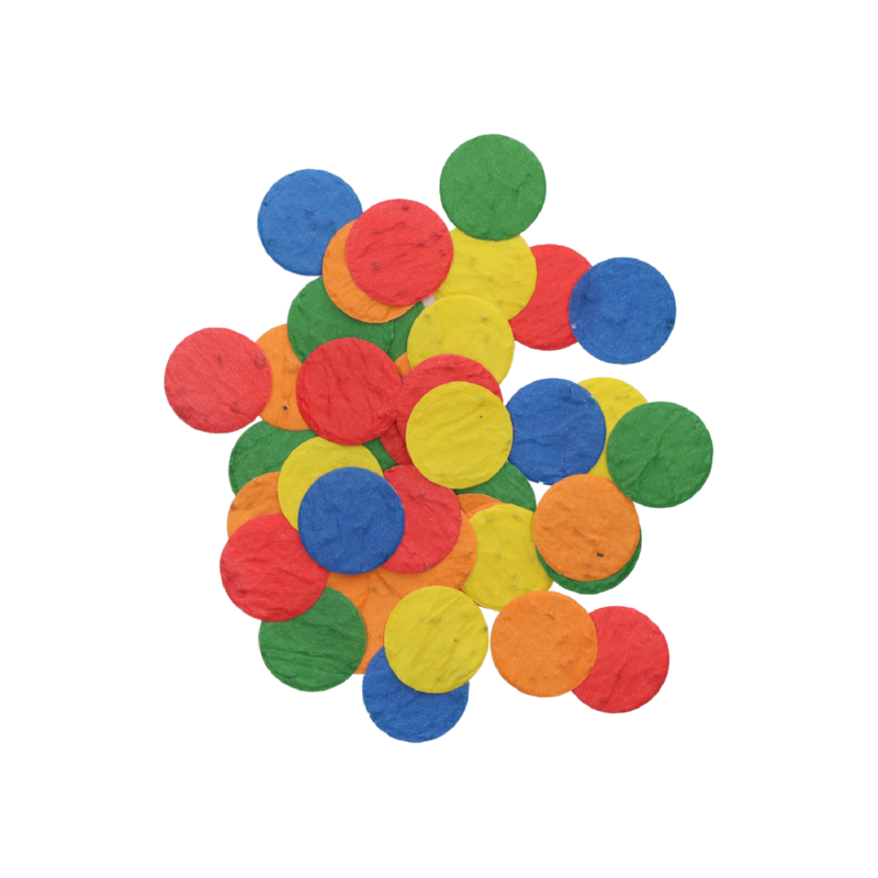 Navulverpakking voor confetti zaad popper