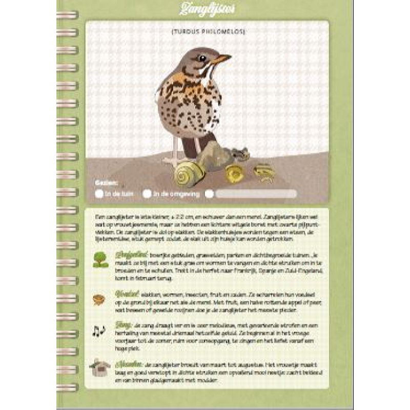 Mijn Vogels Doe en Notitieboek - Sanny side of Life