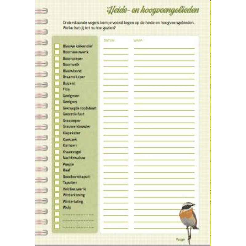 Mijn Vogels Doe en Notitieboek - Sanny side of Life