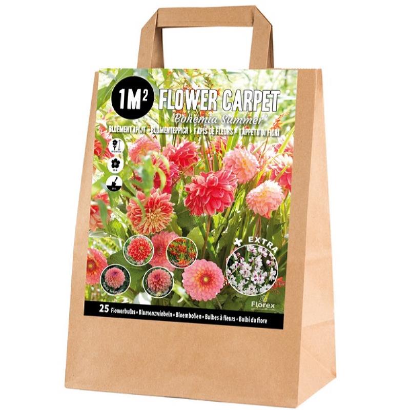 Pick-up tas Voorjaarsbollen Bloementapijt 1m² Bohemian Summer