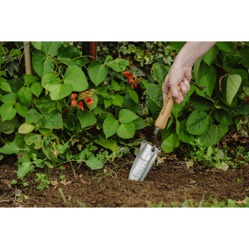 Plantschepje RVS met diepte-indicatie 32.5cm