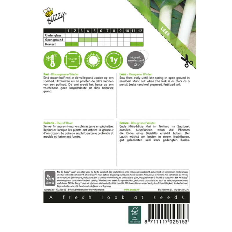 Prei Blauwgroene Winter