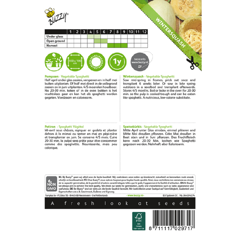 Pompoen Vegetable spaghetti