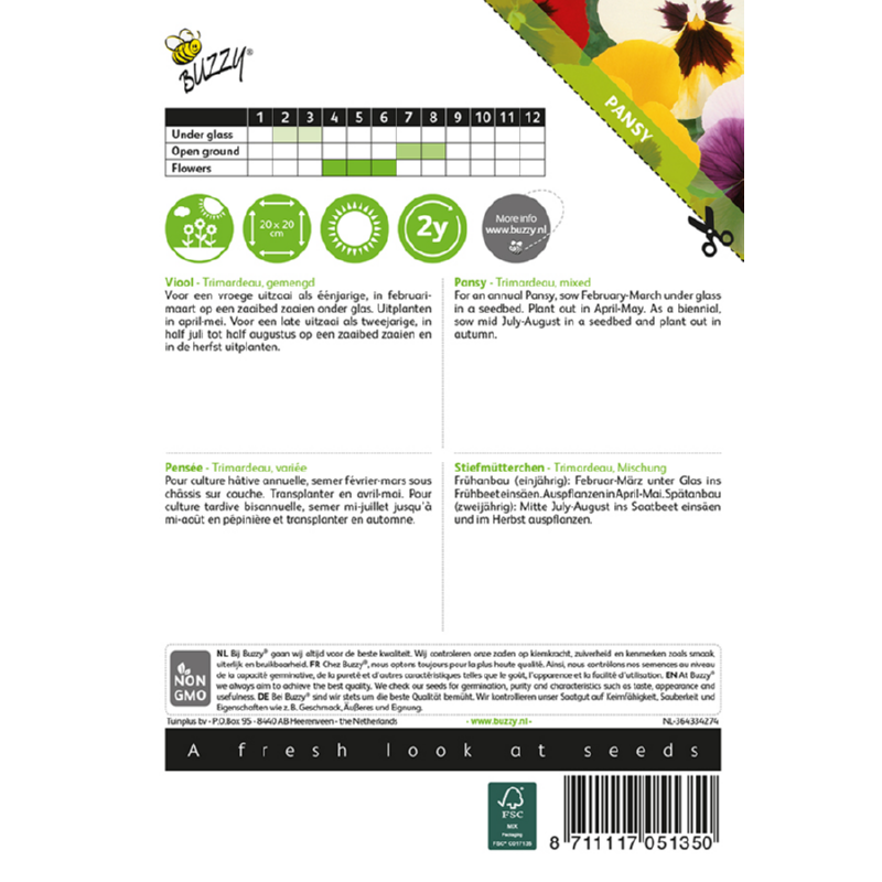 Viola, Viool Trimardeau gemengd