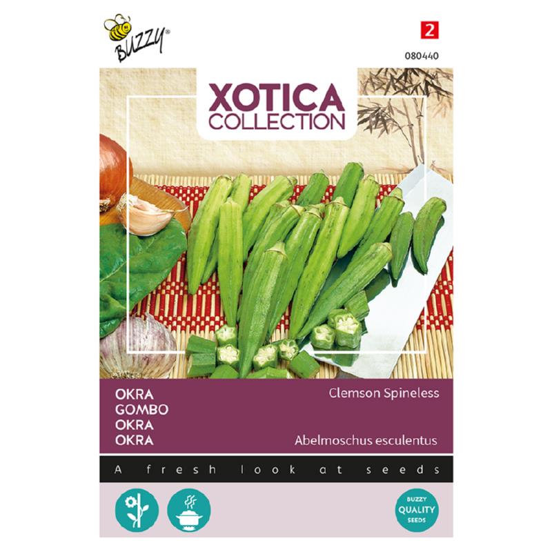Xotica Okra Clemson Spineless