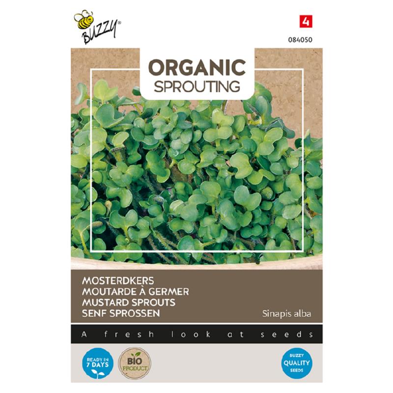 Organic Sprouting Mosterdkers - spruitgroente