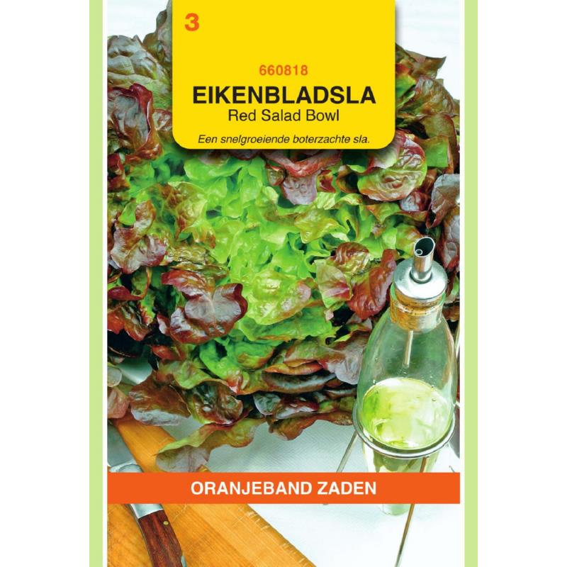 Pluksla Red Salad Bowl, Rode Eikenbladsla