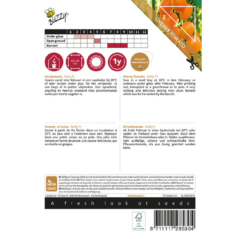 Pomodori Kerstomaat Dolly F1