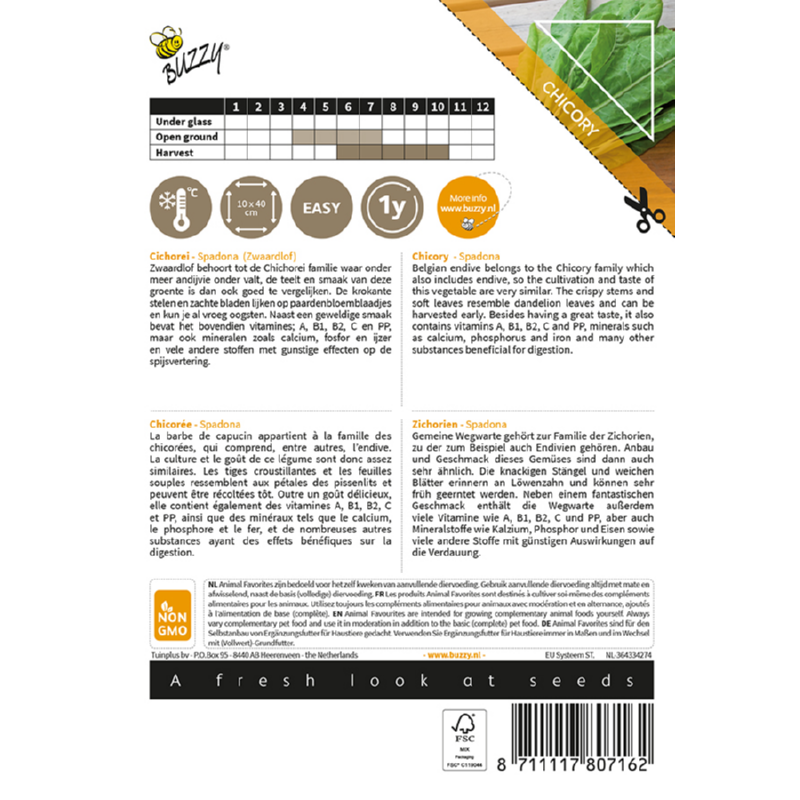 Animal Favorites Cichorei voor Konijn en Cavia