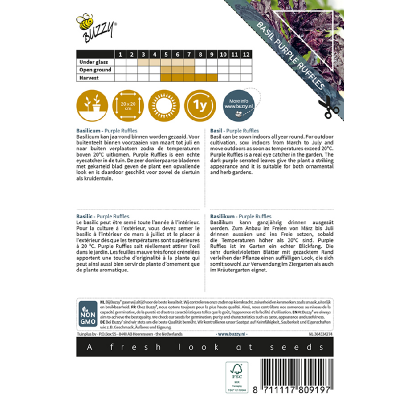 Basilicum Purple Ruffles