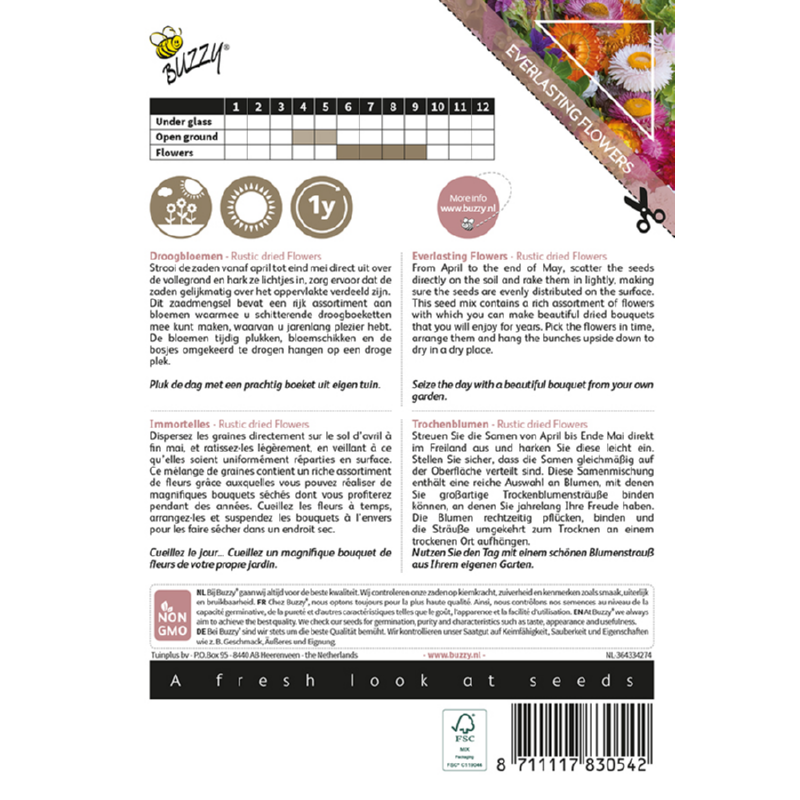 Rustic dried flowers, Droogbloemen