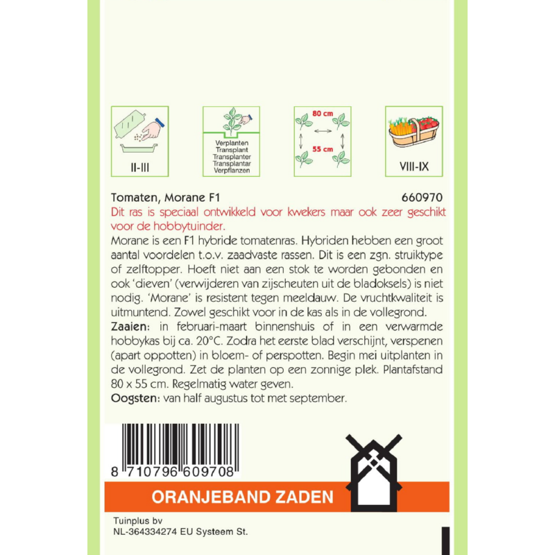 Tomaat Morane F1