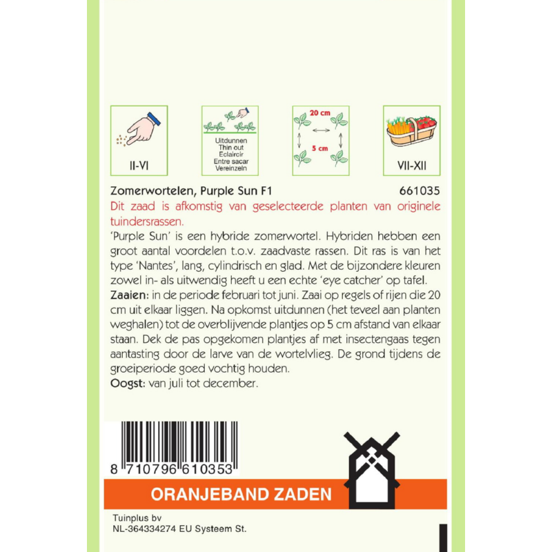 Wortelen Purple Elite F1