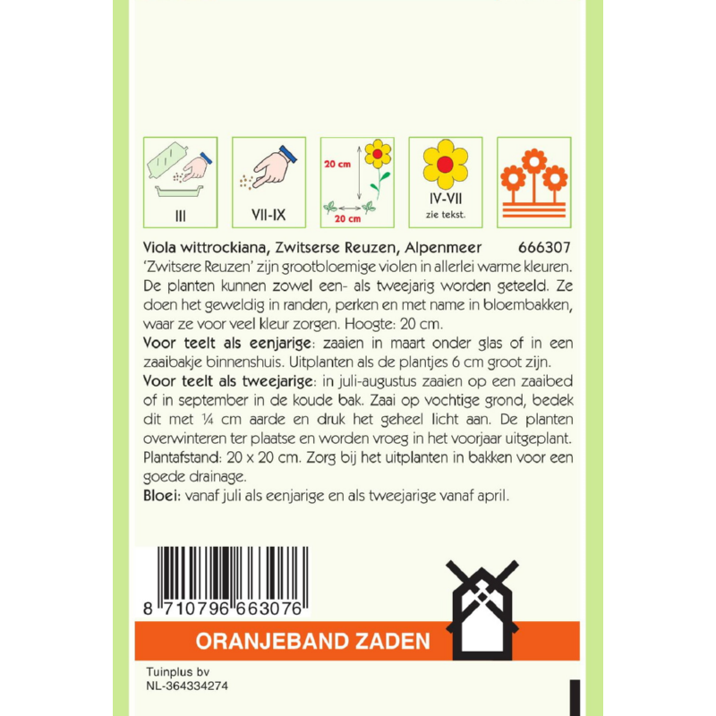 Viola, Viool Alpenmeer